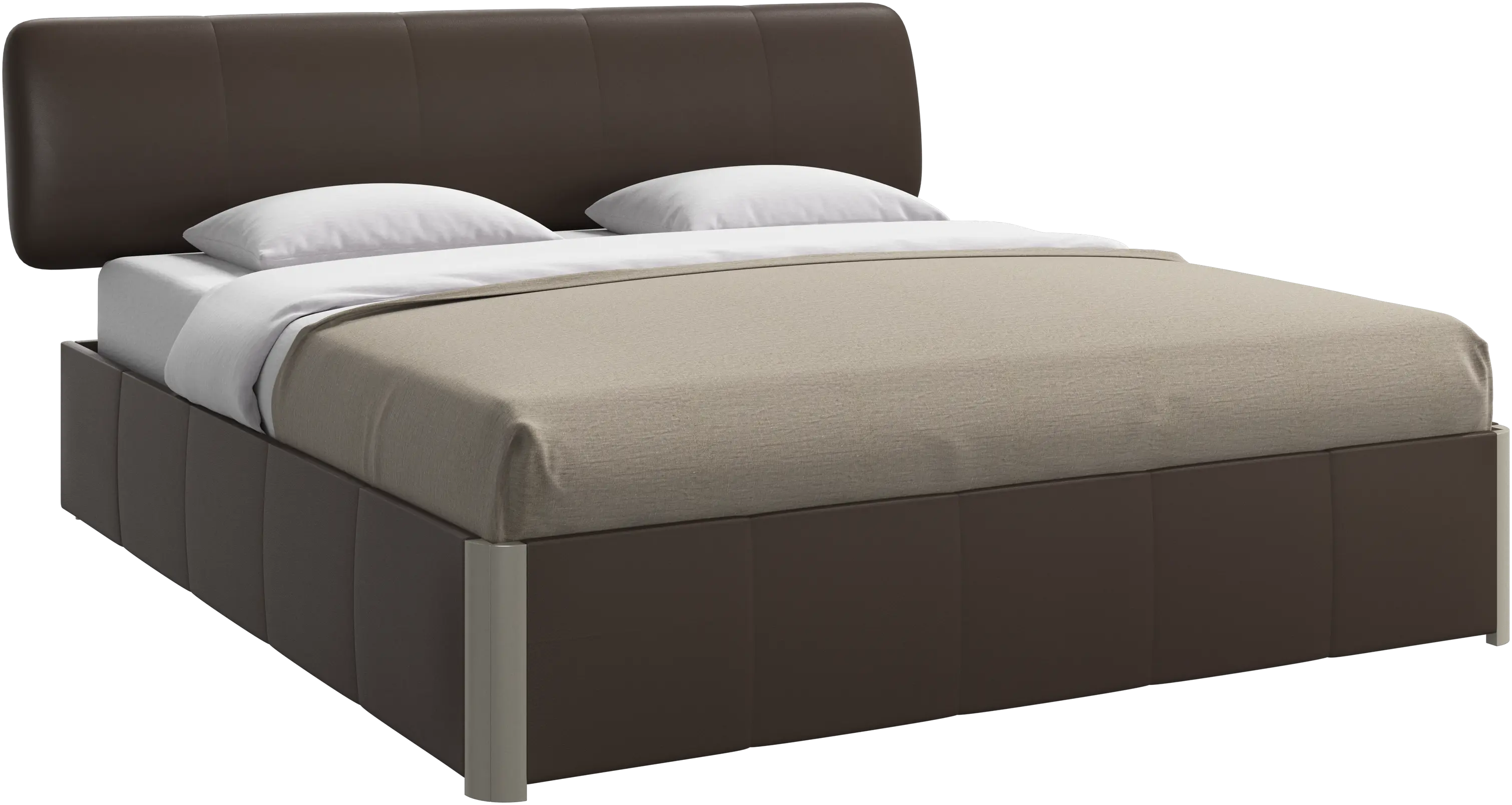 収納付きデザイナーベッド | コレクションはこちら - レザー | ボー